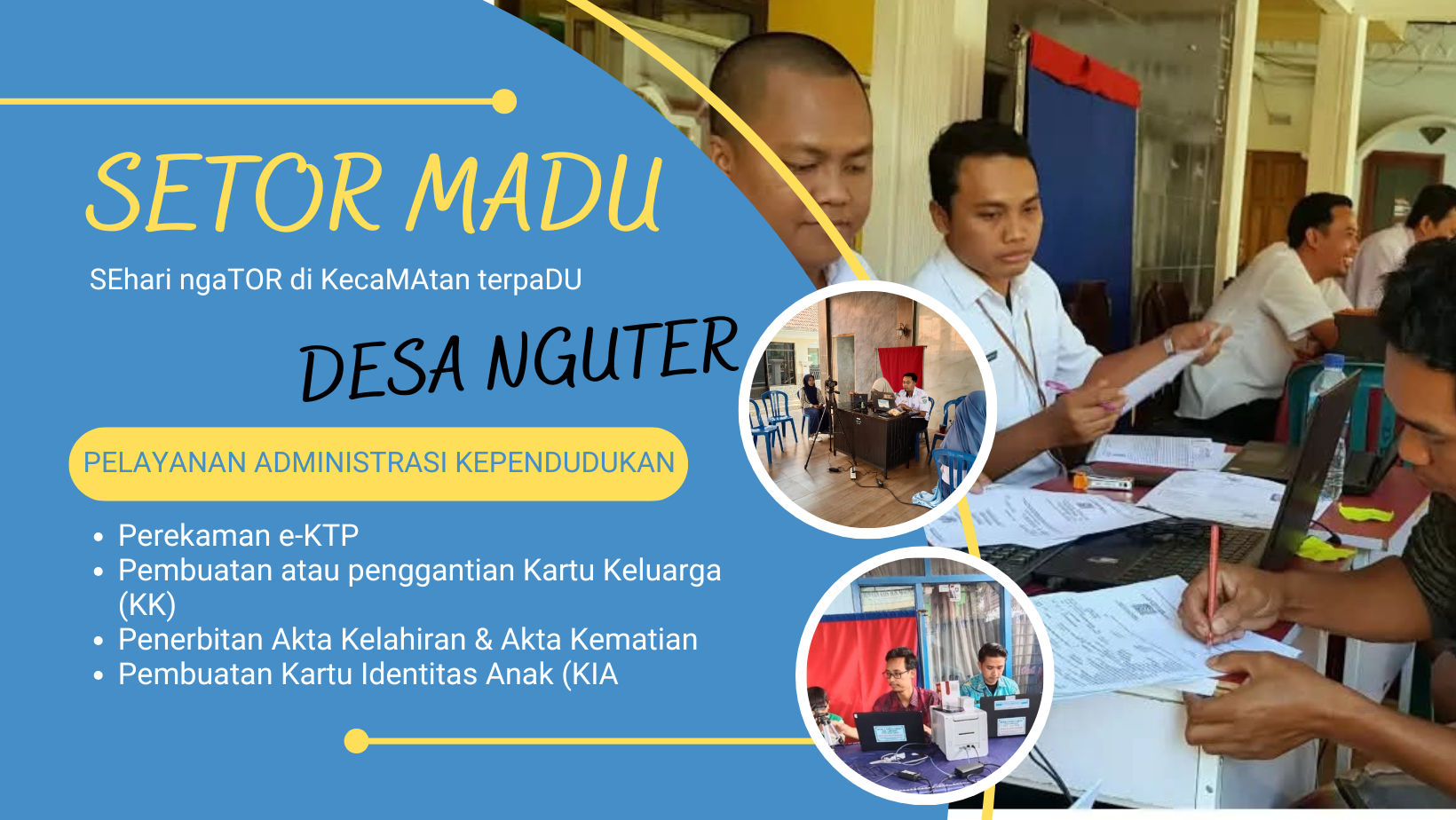 Pelayanan Pemerintah Kini Lebih Mudah, Program “Setor Madu” Sapa Warga Nguter