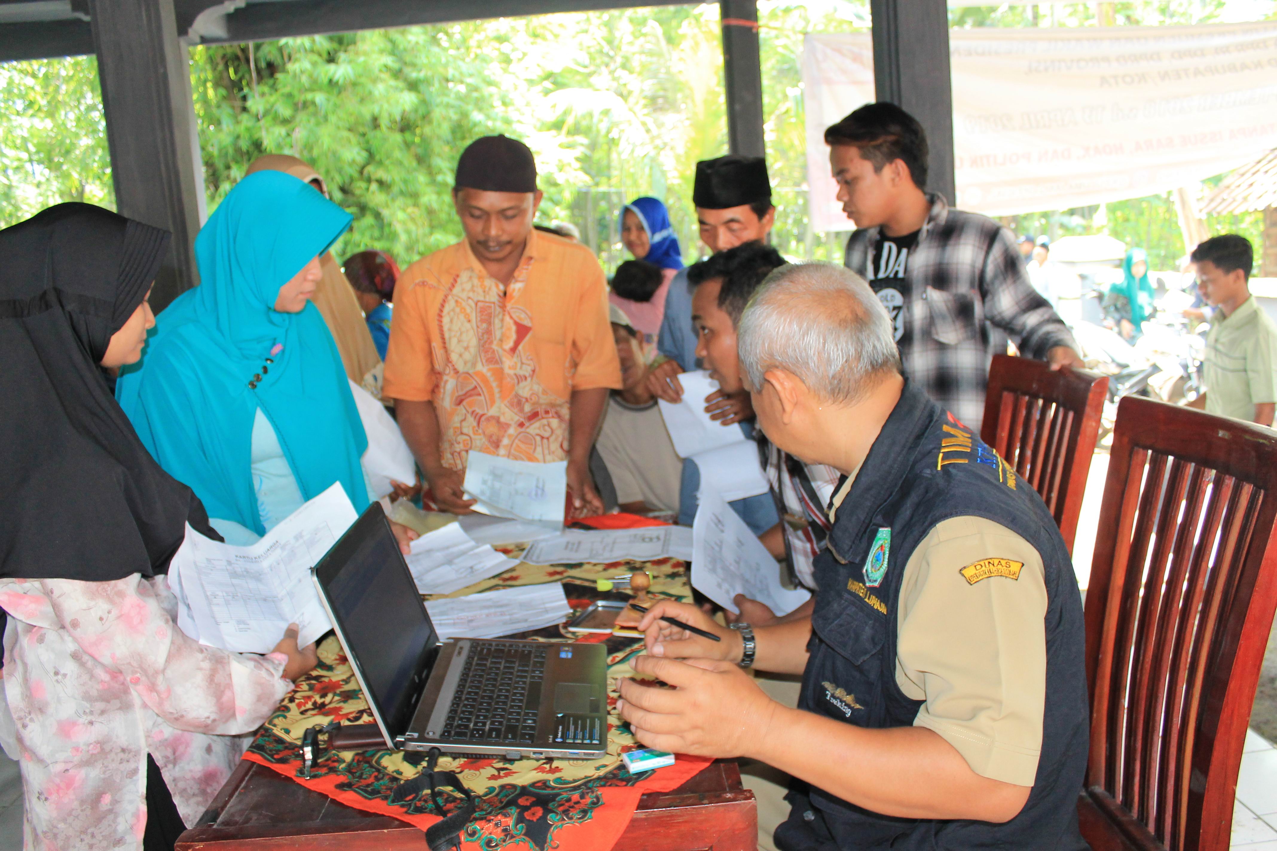 Roadshow Pelayanan Adminduk Hari Ke-1 : Desa Wates Kulon Kecamatan Ranuyoso 